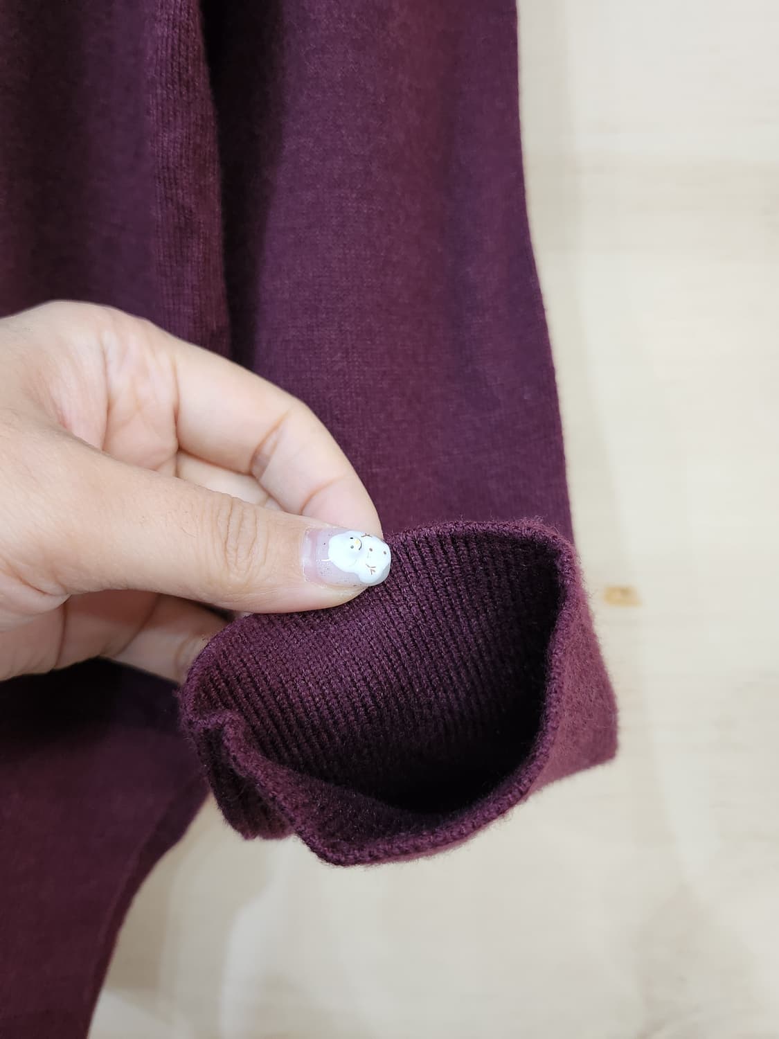 482) 엣지 LOVE 레터링 니트 상품이미지5