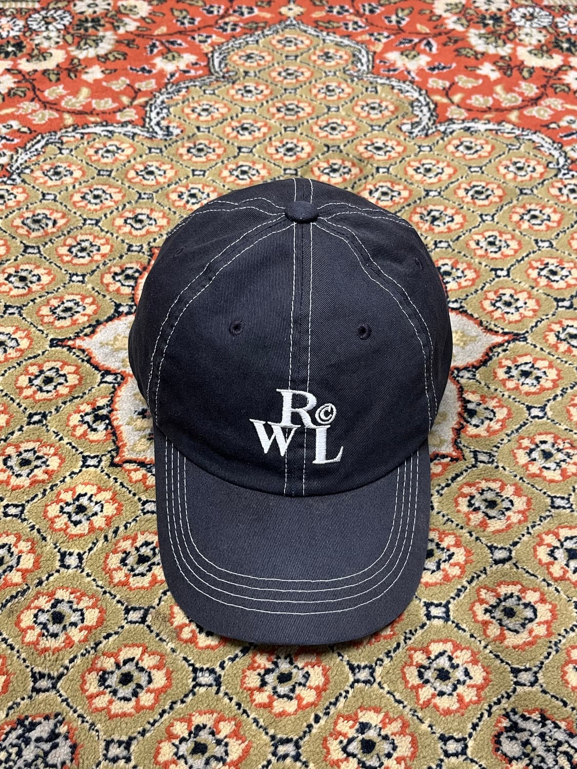 리끌로우 RECLOW 자수 볼캡 블랙 상품이미지1