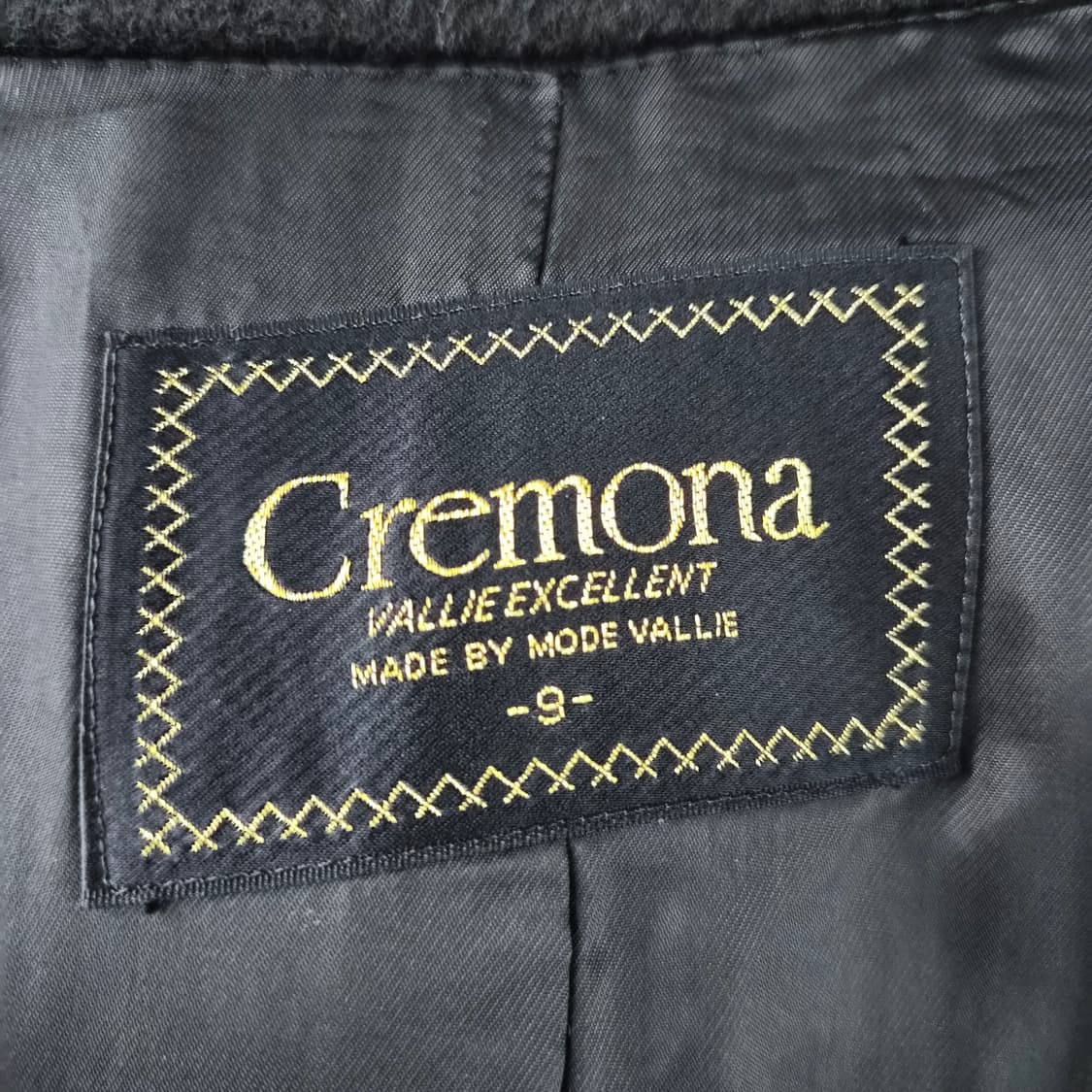 캐시미어 100 블랙 롱 코트 상품이미지9