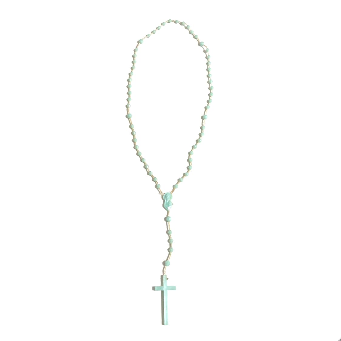 일본 빈티지 민트 로자리오 목걸이 고스 로리 펑크 갸루 그런지 페어리 상품이미지3