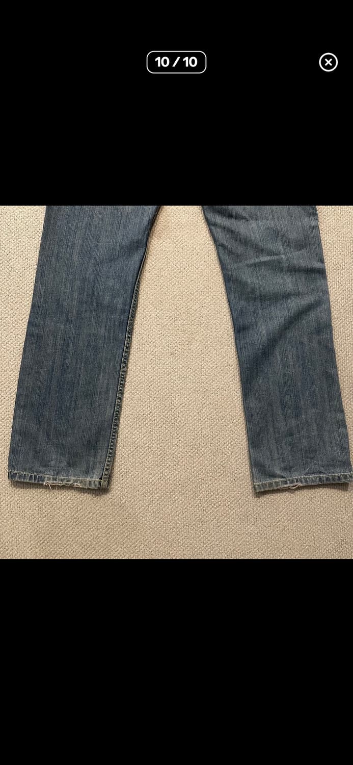 디젤 00s 아카이브라인 데님 팬츠 상품이미지8