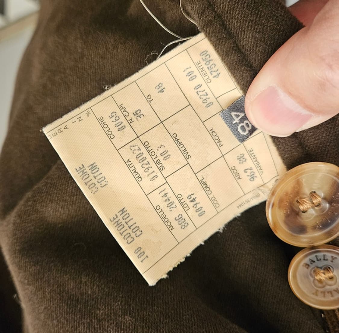 BALLY / 빈티지 발리 리얼 가죽 자켓 (48 / XL) 상품이미지9