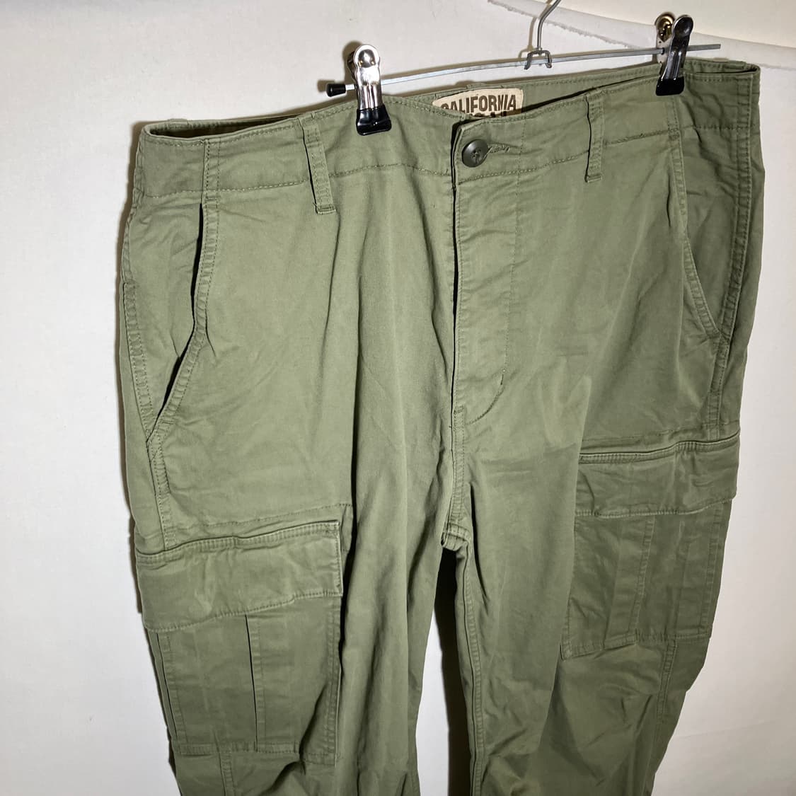 XL)후아유 스판 카고팬츠 치노팬츠 상품이미지2