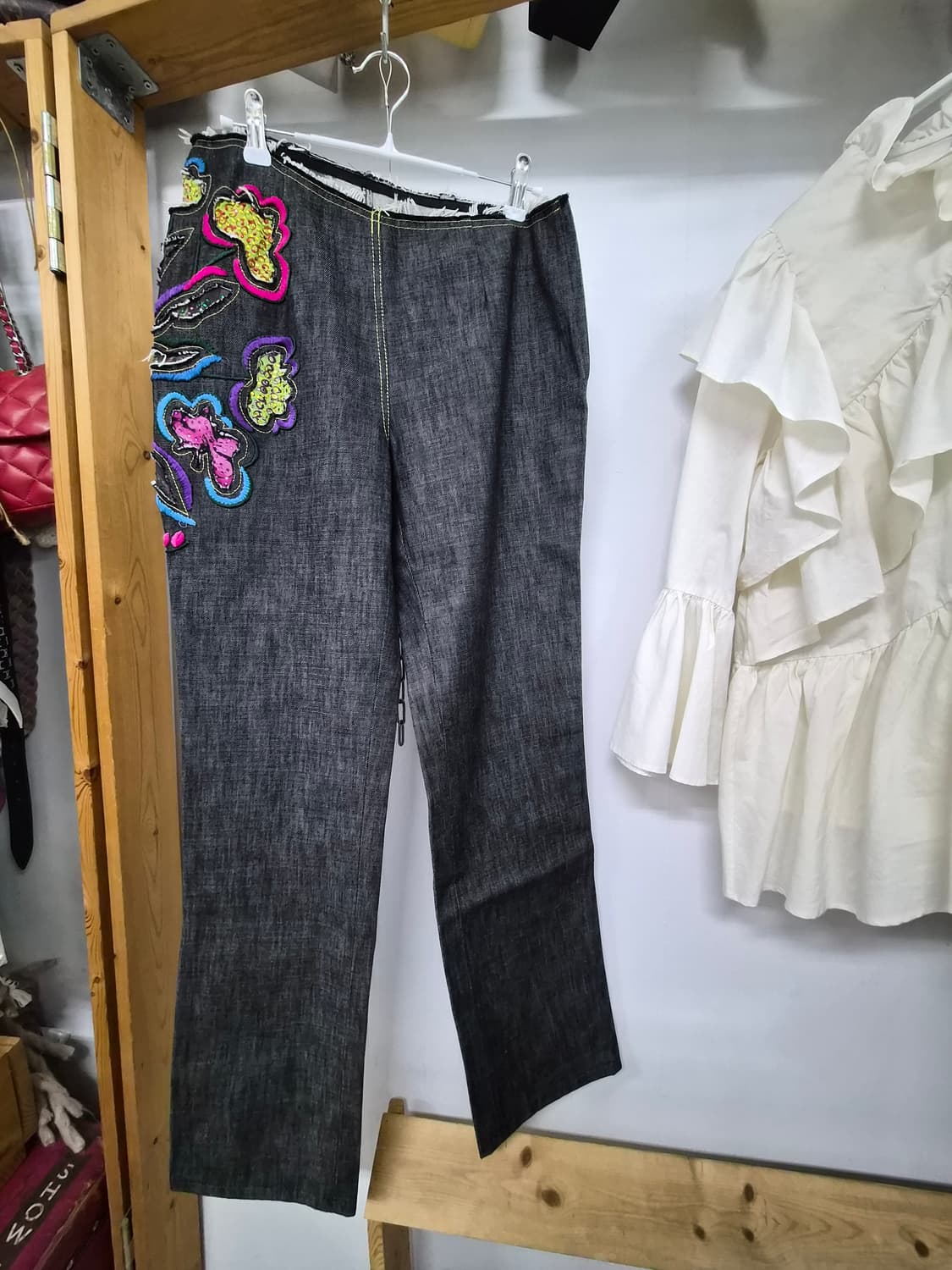 이태리제조정품 리미티드아이스버그 자수데님 상품이미지1