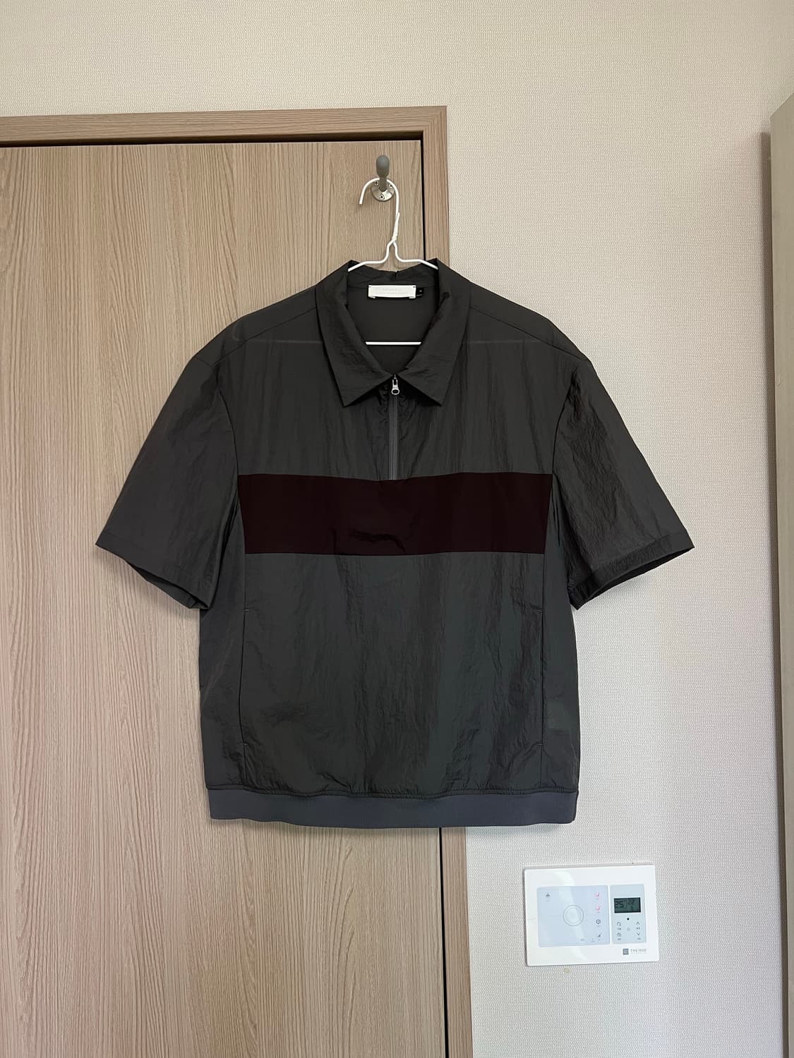 [M] 아모멘토 sheer color block top 상품이미지2