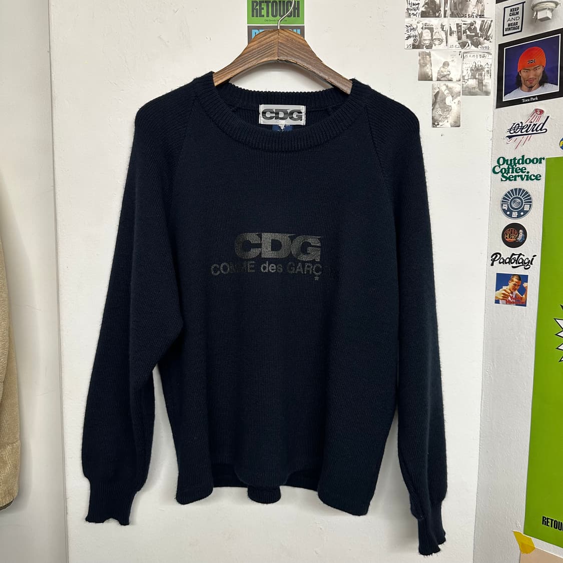 CDG 스쿨 스웨터 ‘네이비’ 상품이미지1