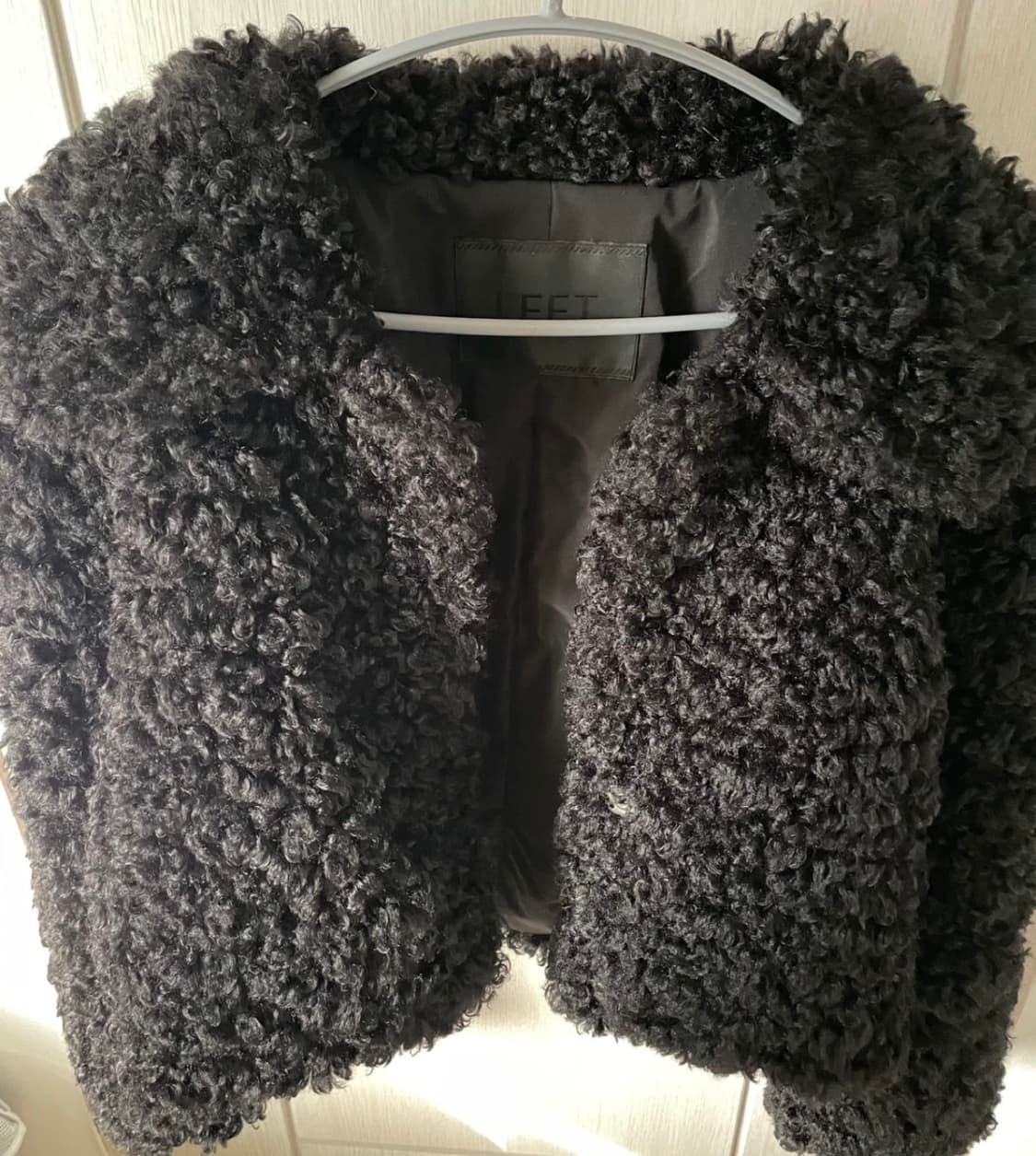 레프트서울 시어링 퍼자켓 블랙 상품이미지2