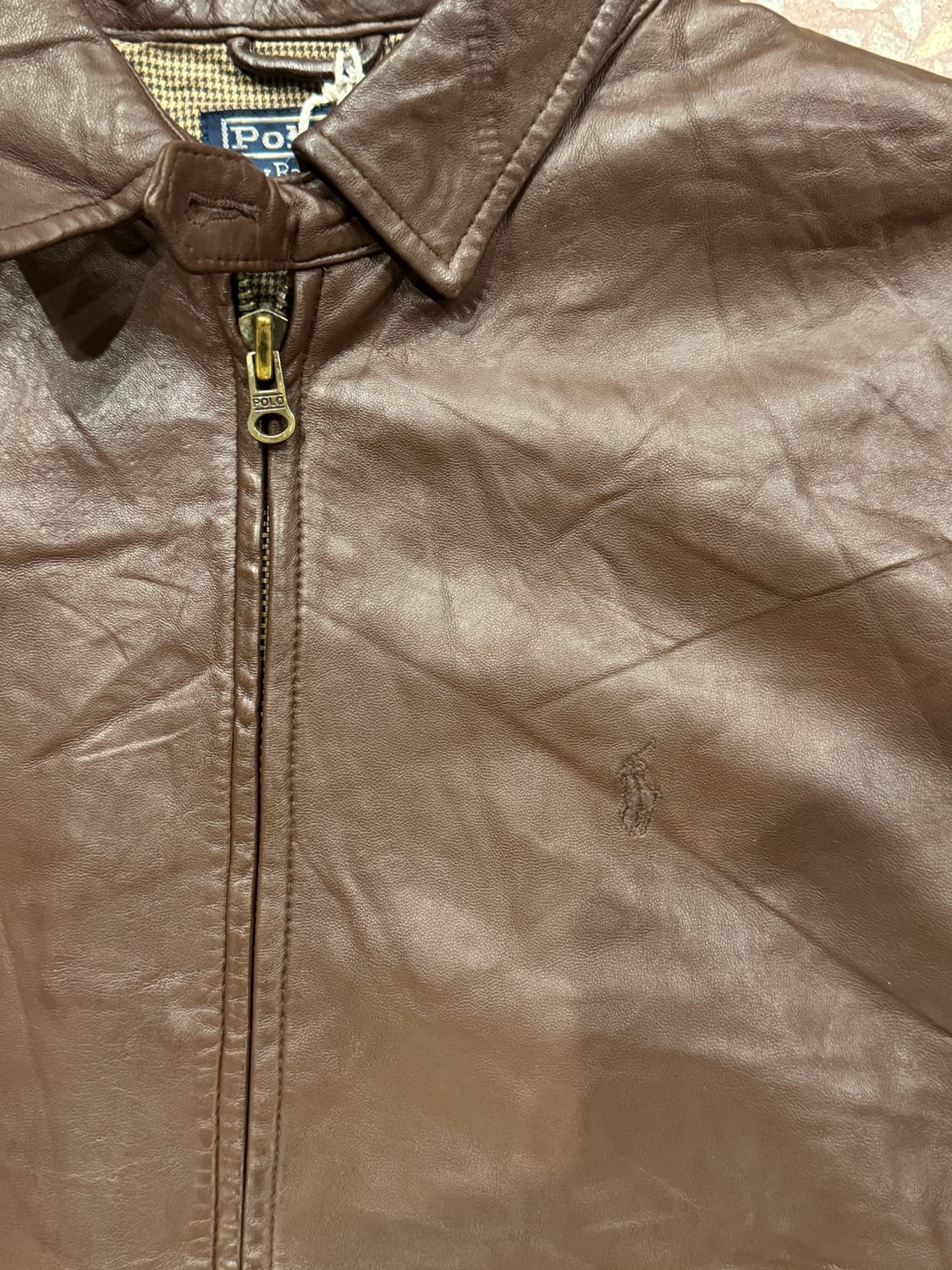 폴로 랄프로렌 맥스웰 레더 자켓 (L) 상품이미지6