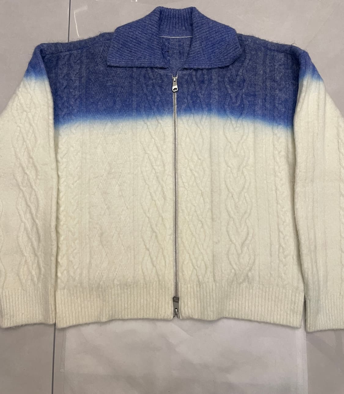 아더에러 로위 Rowy 니트집업 블루 XL 상품이미지1