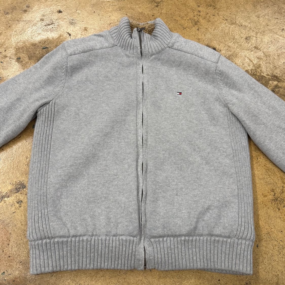 타미힐피거 울프 털 니트 집업  상품이미지3