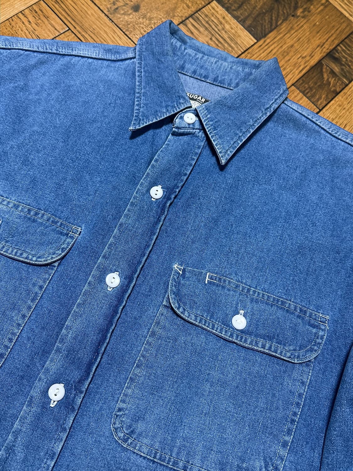 90s 슈가케인 데님셔츠 상품이미지2
