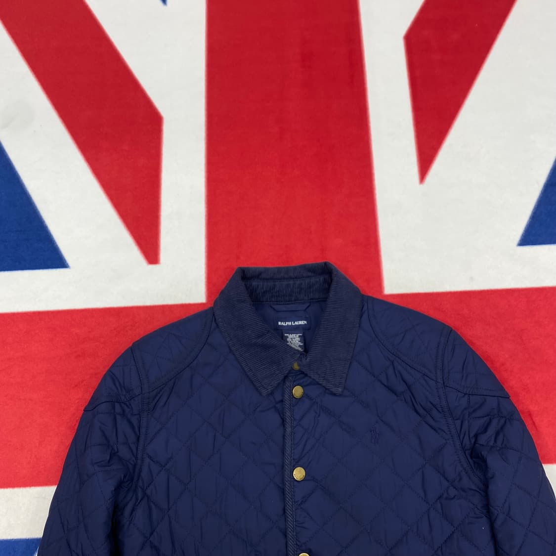 폴로 퀼팅자켓 실측 여성44 상품이미지2