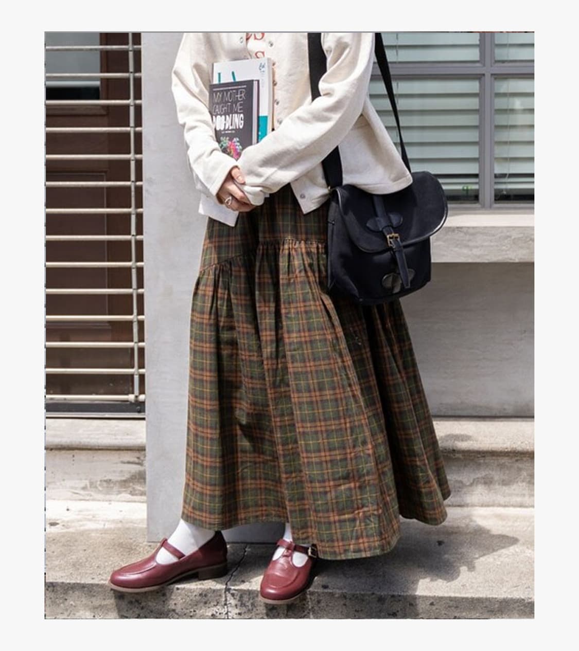 FREAK’S STORE - CHECK TIERED SKIRT 상품이미지2