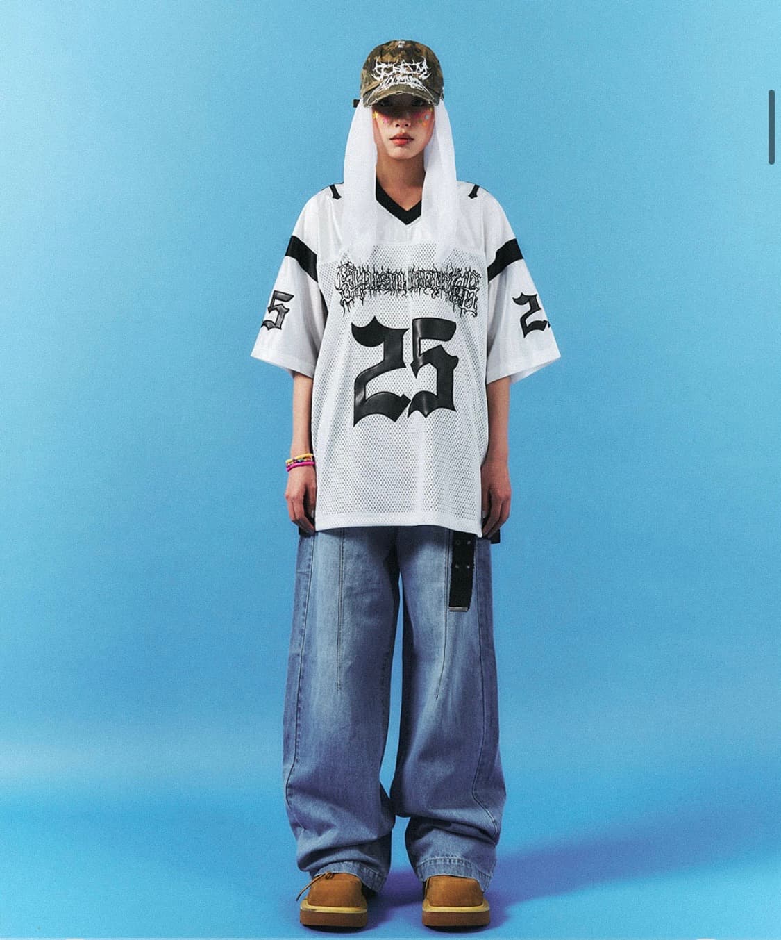 스키즘인듀싱 청바지 RESIZED BAGGY JEANS BLUE 상품이미지2