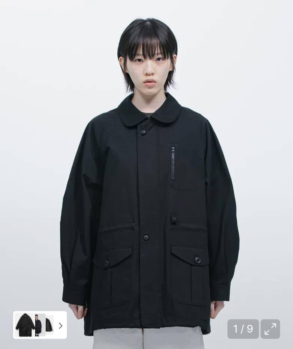 오헤시오 트렌치 카라 점퍼 Trench collar jumper 상품이미지1
