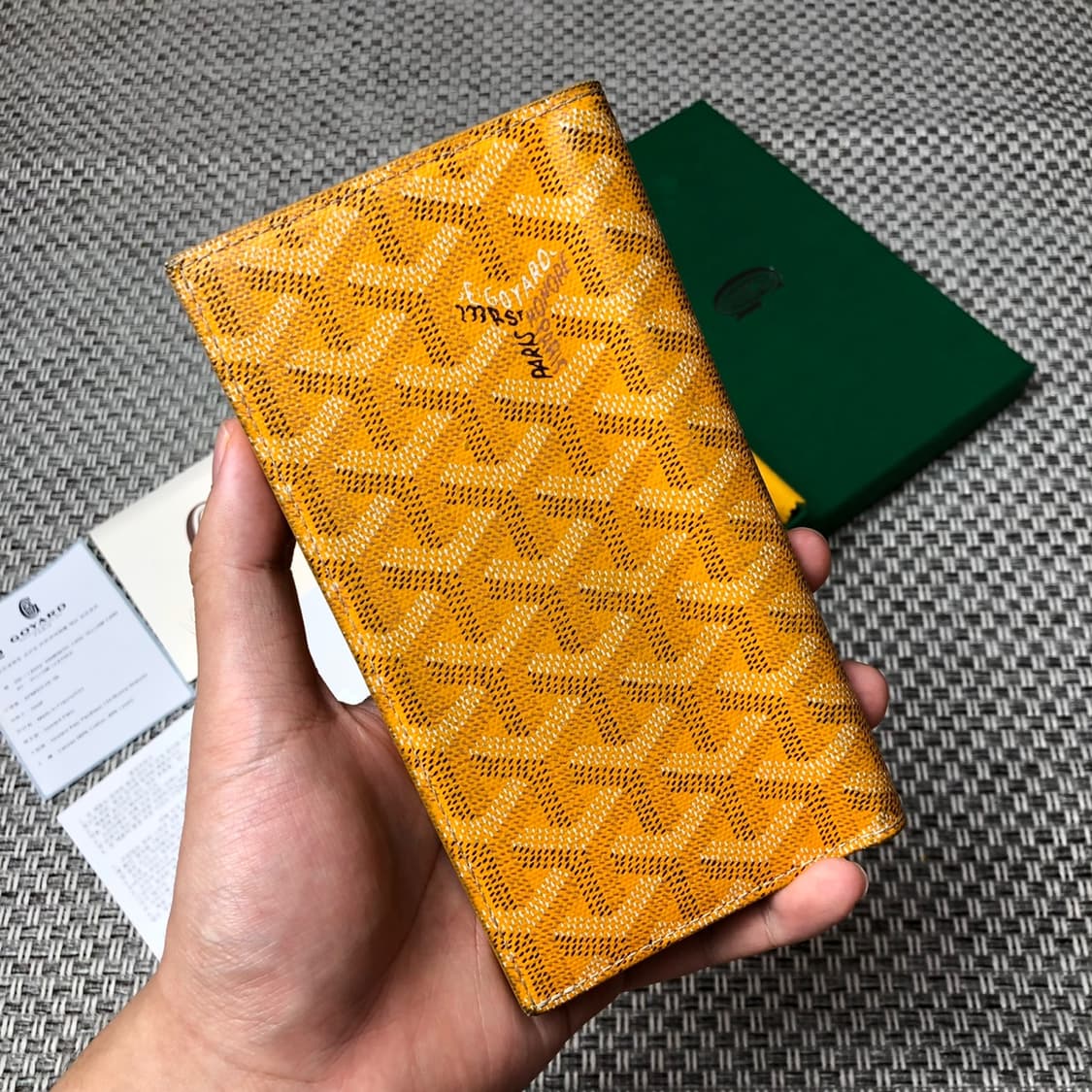 고야드 생로슈 장지갑 스페셜 옐로우 상품이미지3