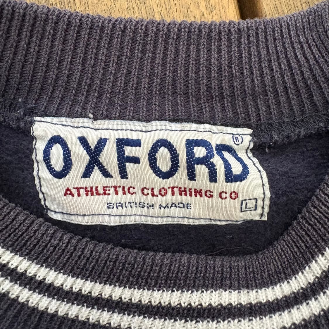 옥스포드 유니버시티 로고 스웻셔츠 (영국 생산) 상품이미지8