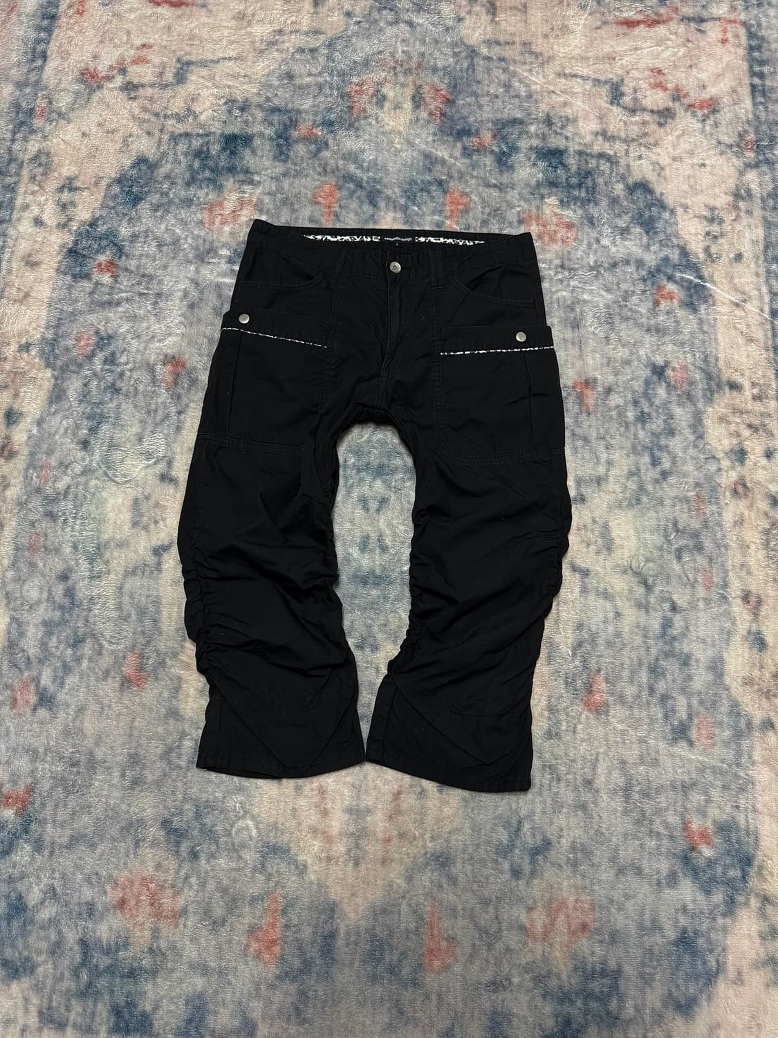Semantic design shirring cargo pants  상품이미지1