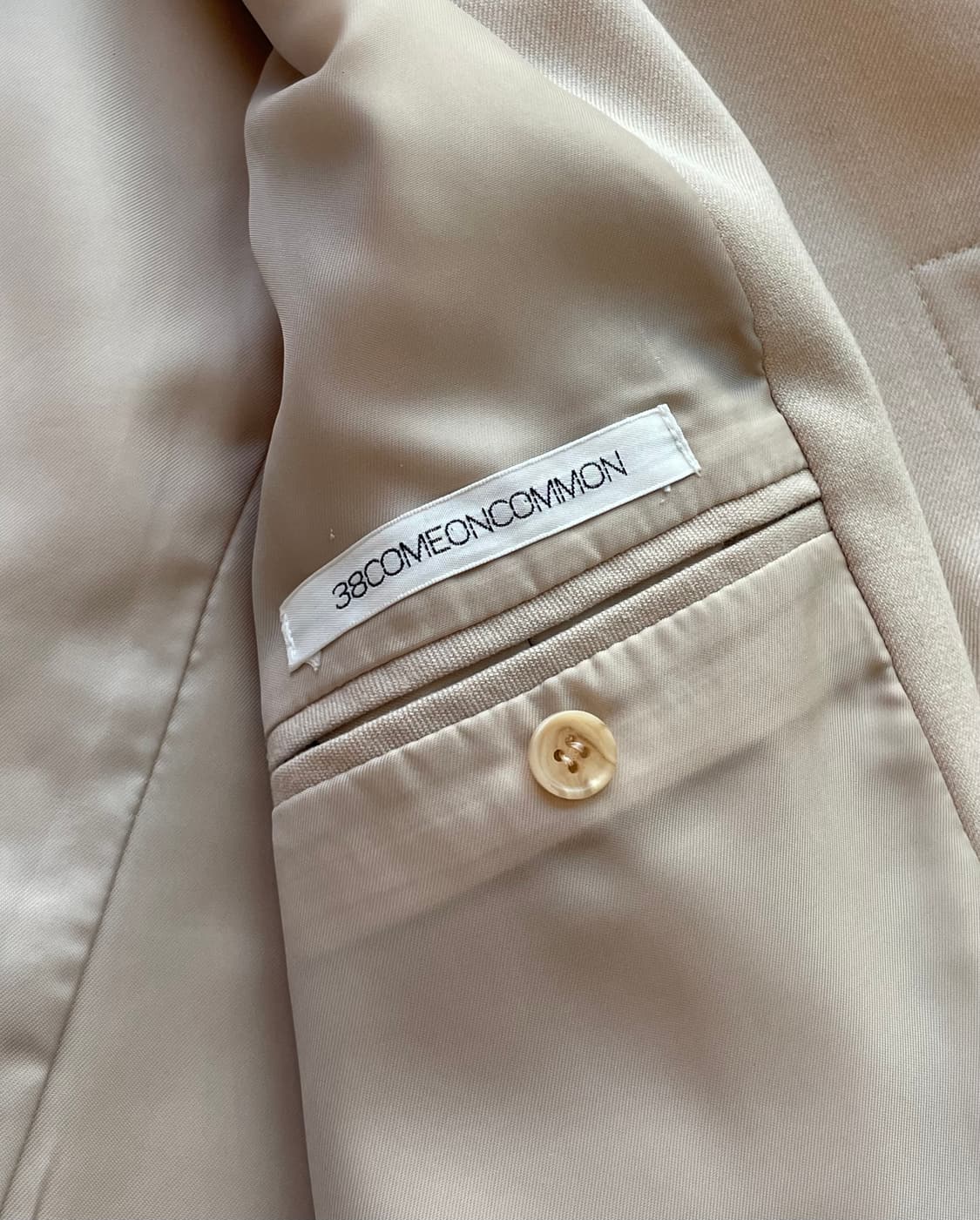 38comeoncommon 38컴온커먼 미니멀 싱글 코트 맥코트 자켓 상품이미지3