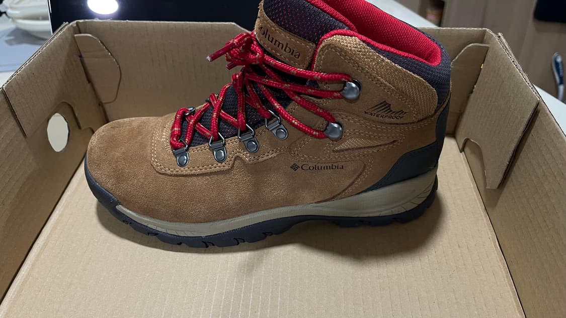 콜럼비아 방수 등산화 브라운컬러 240 상품이미지3