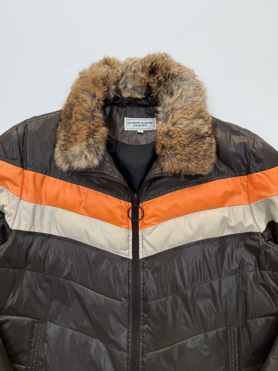 유니버시티 오브 옥스포드 컬렉션 퍼 카라 패딩 자켓 상품이미지3