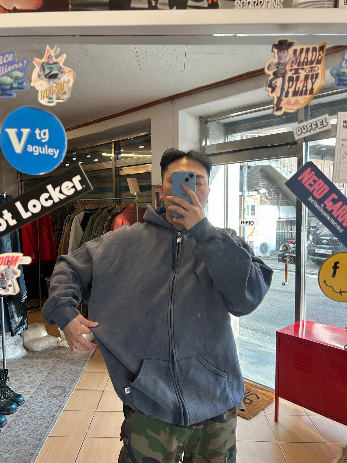 90‘s 러셀 썬페이드 후드집업 2XL 상품이미지7