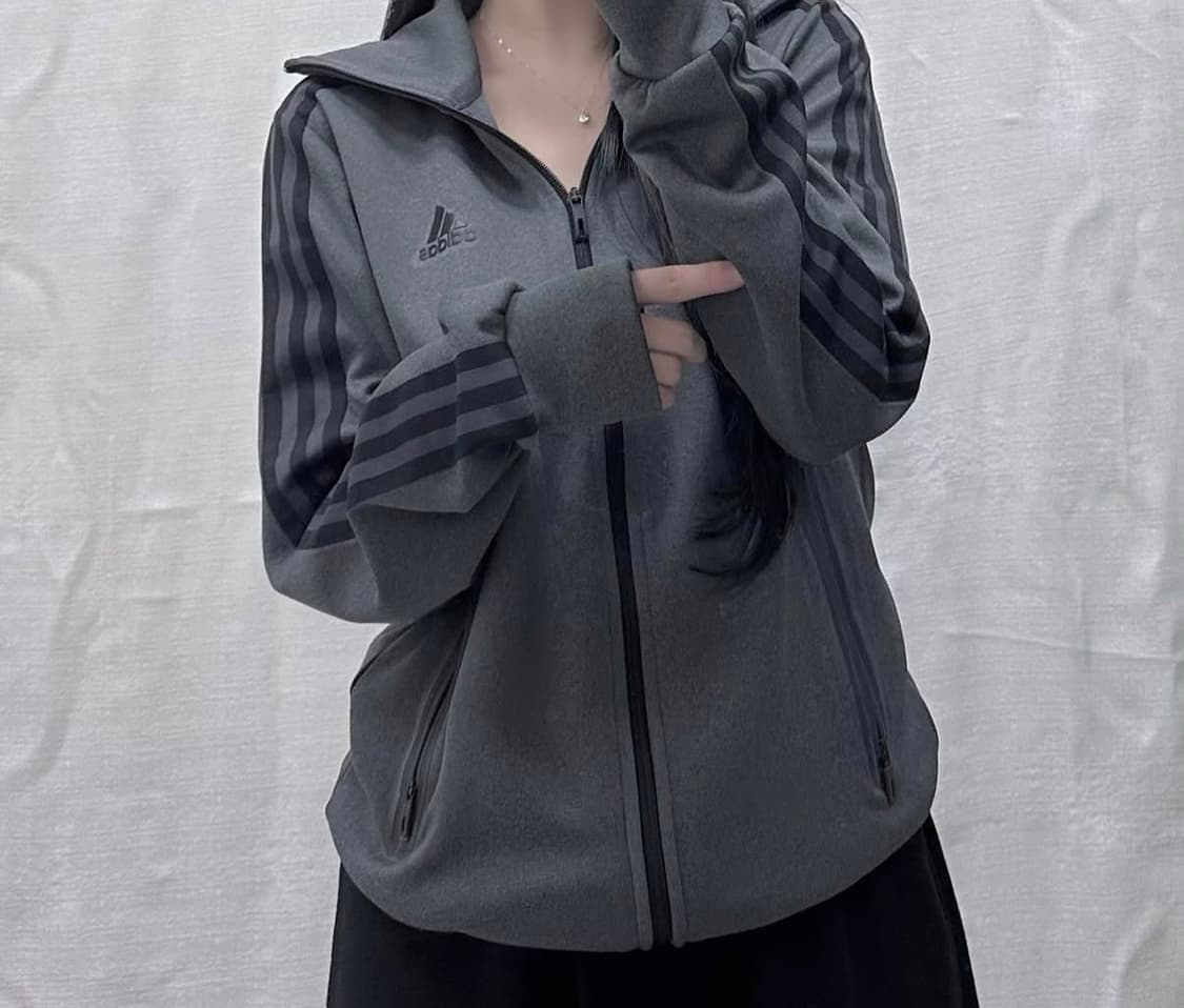 아디다스 그레이 트랙탑져지 상품이미지1