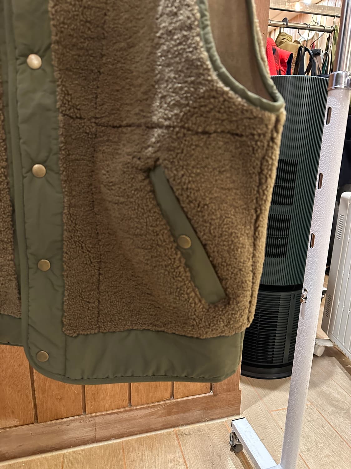 반스 아웃피터스 보아 후리스 베스트 M 상품이미지3