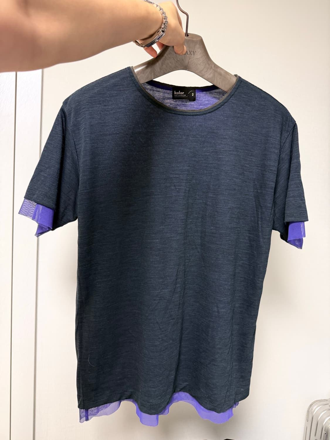 Kolor 레이어드 반팔티 상품이미지1