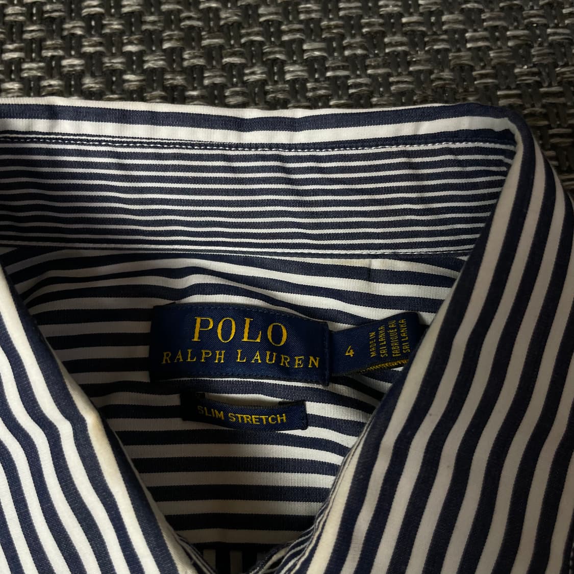 폴로랄프로렌 네이비 스트라이프 긴팔 셔츠 4 상품이미지4