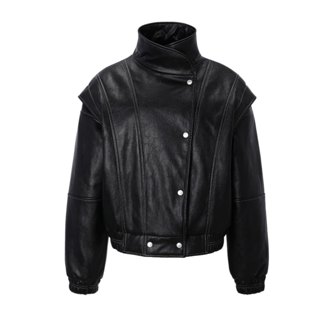 쓰리타임즈 카이 레더 자켓 상품이미지2