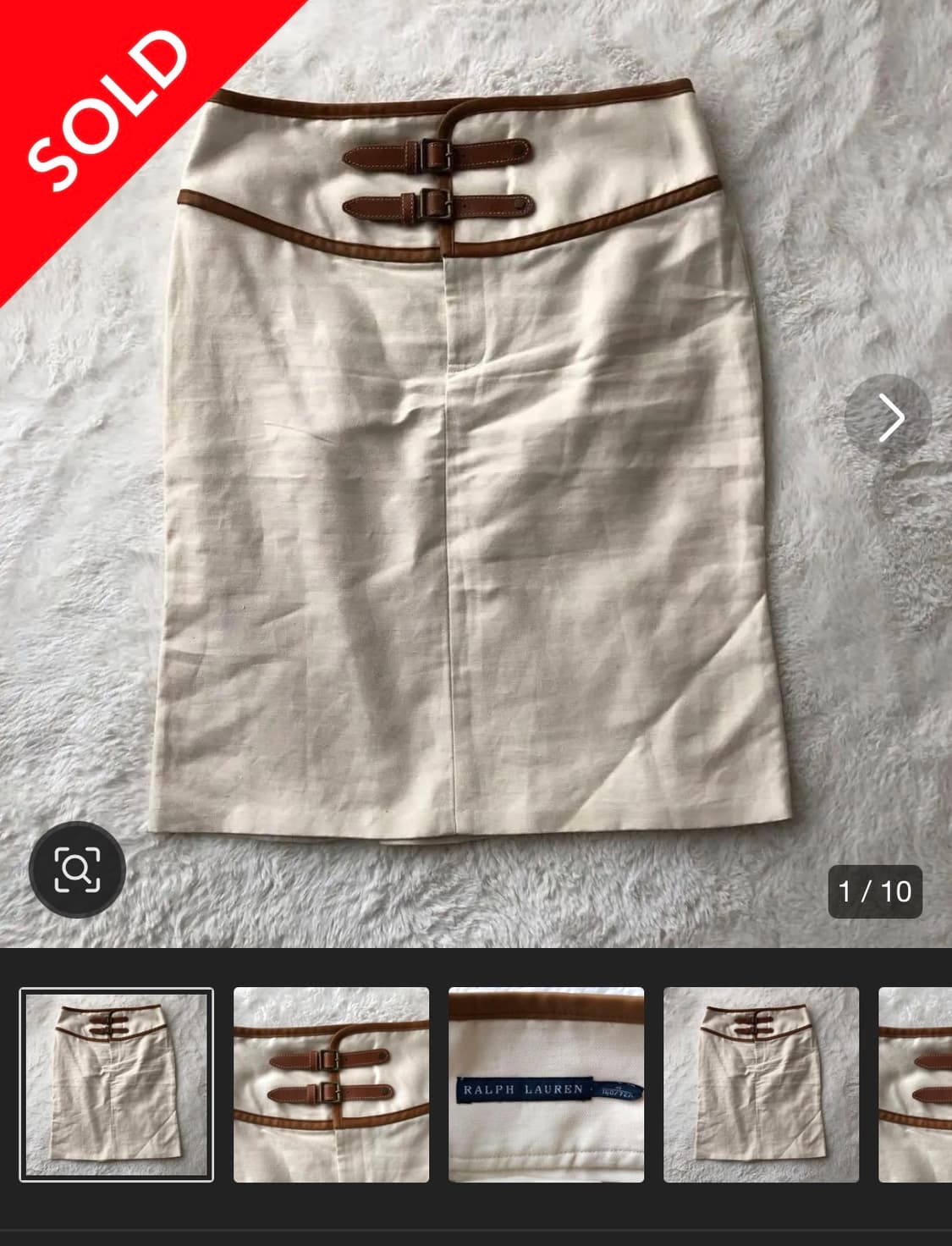 Polo Ralph Lauren Double Buckle Skirt  상품이미지7