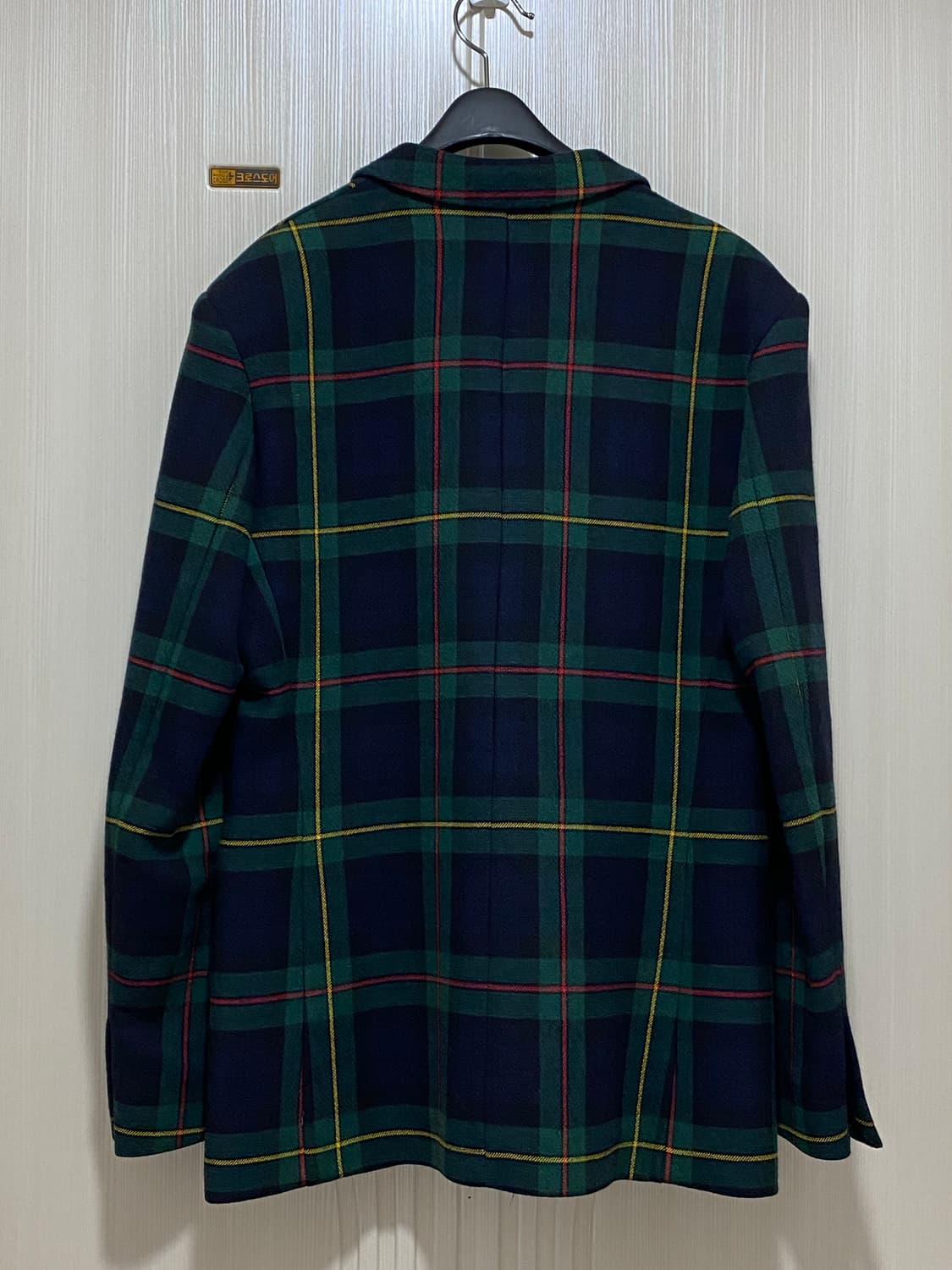 산드로 그린 체크자켓 38 상품이미지6