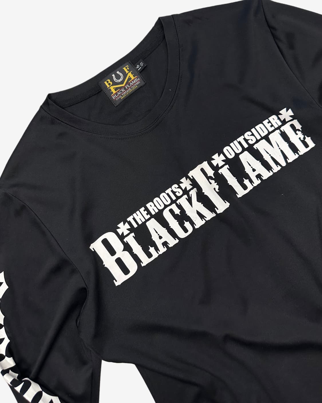 BLACK FLAME chopper logo poly t-shirt 상품이미지3