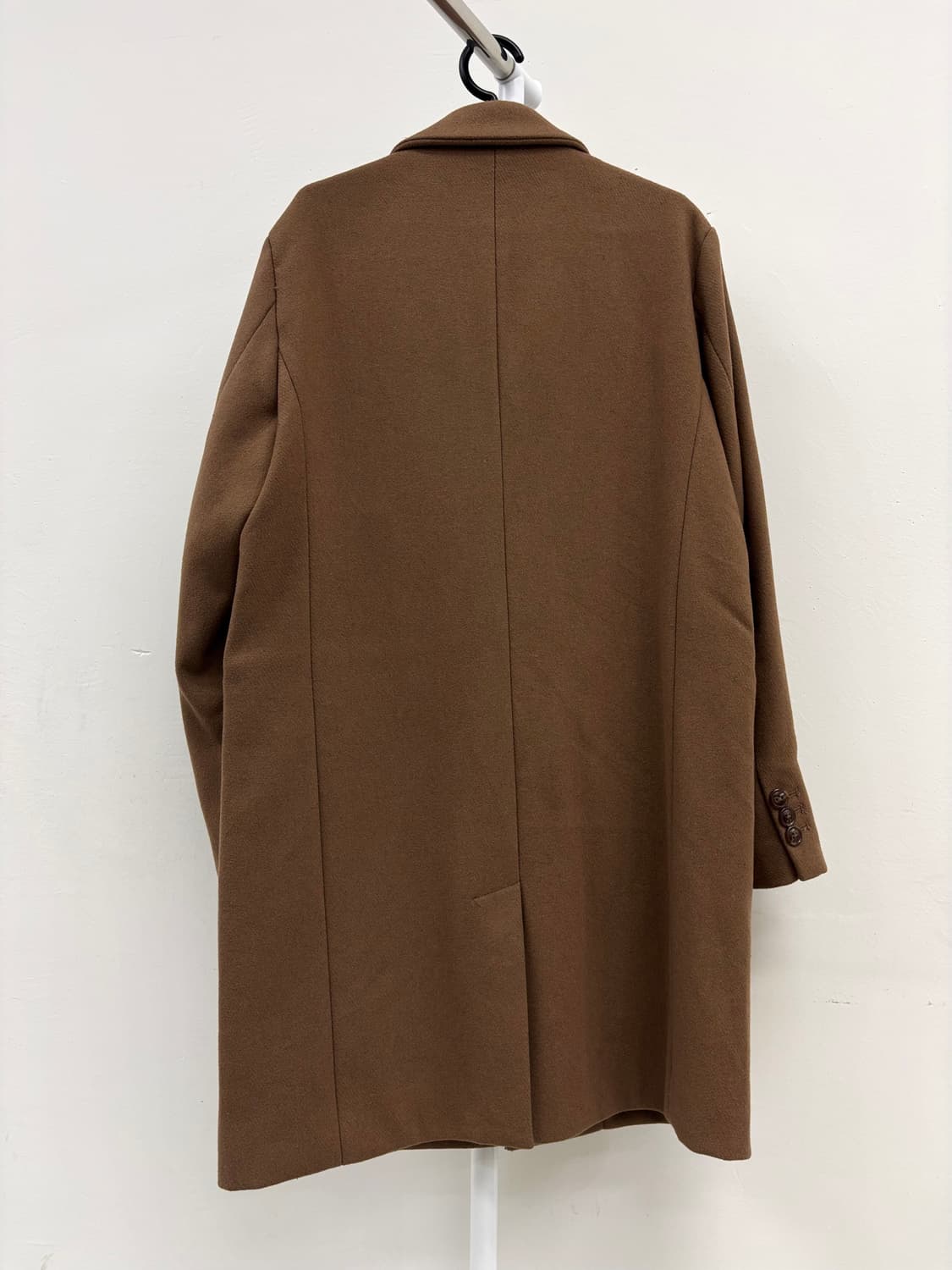 빈티지 브라운 울 코트 상품이미지10