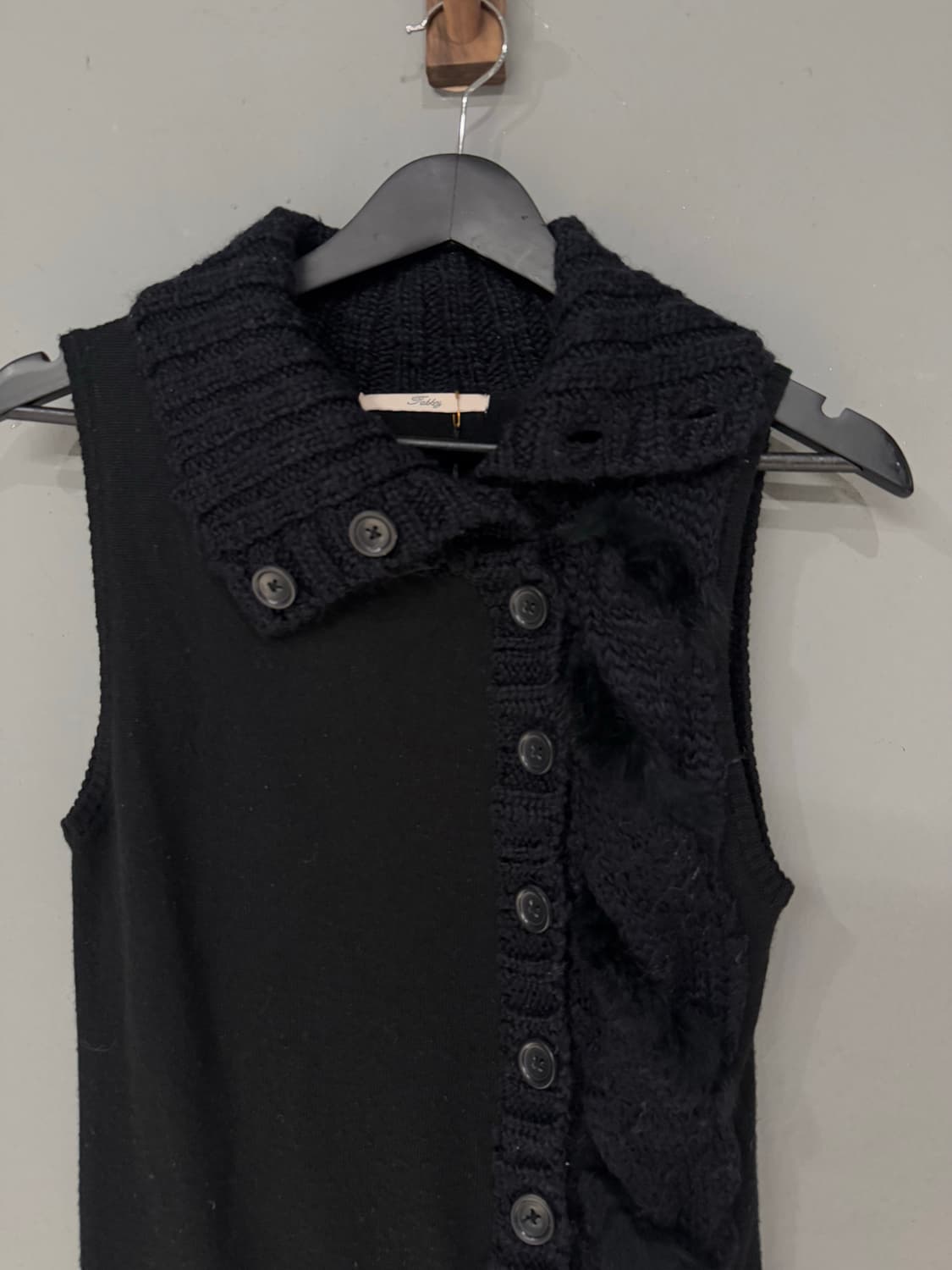 high-neck sideline button-up vest 상품이미지6