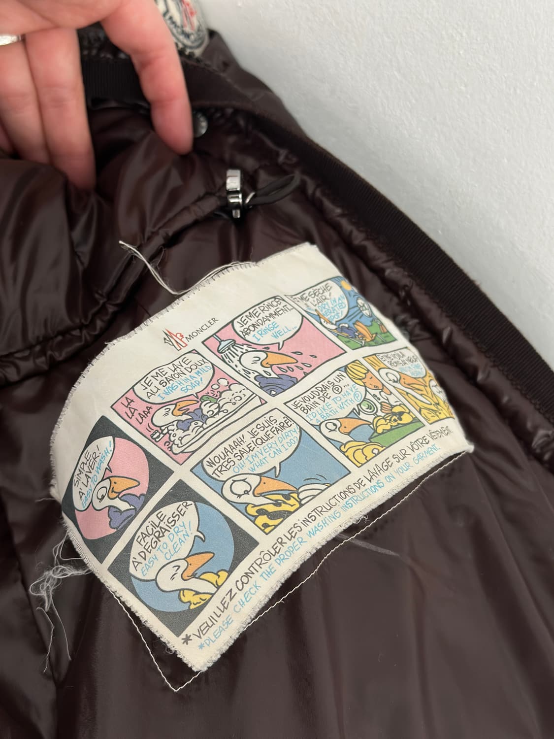 몽클레어 다크브라운 헤르민 롱 패딩  상품이미지10