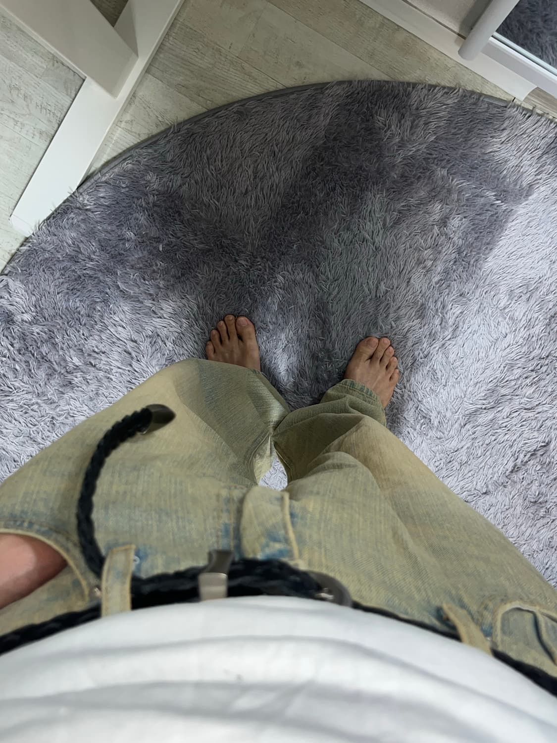 빈티지 워싱 와이드 데님 상품이미지4