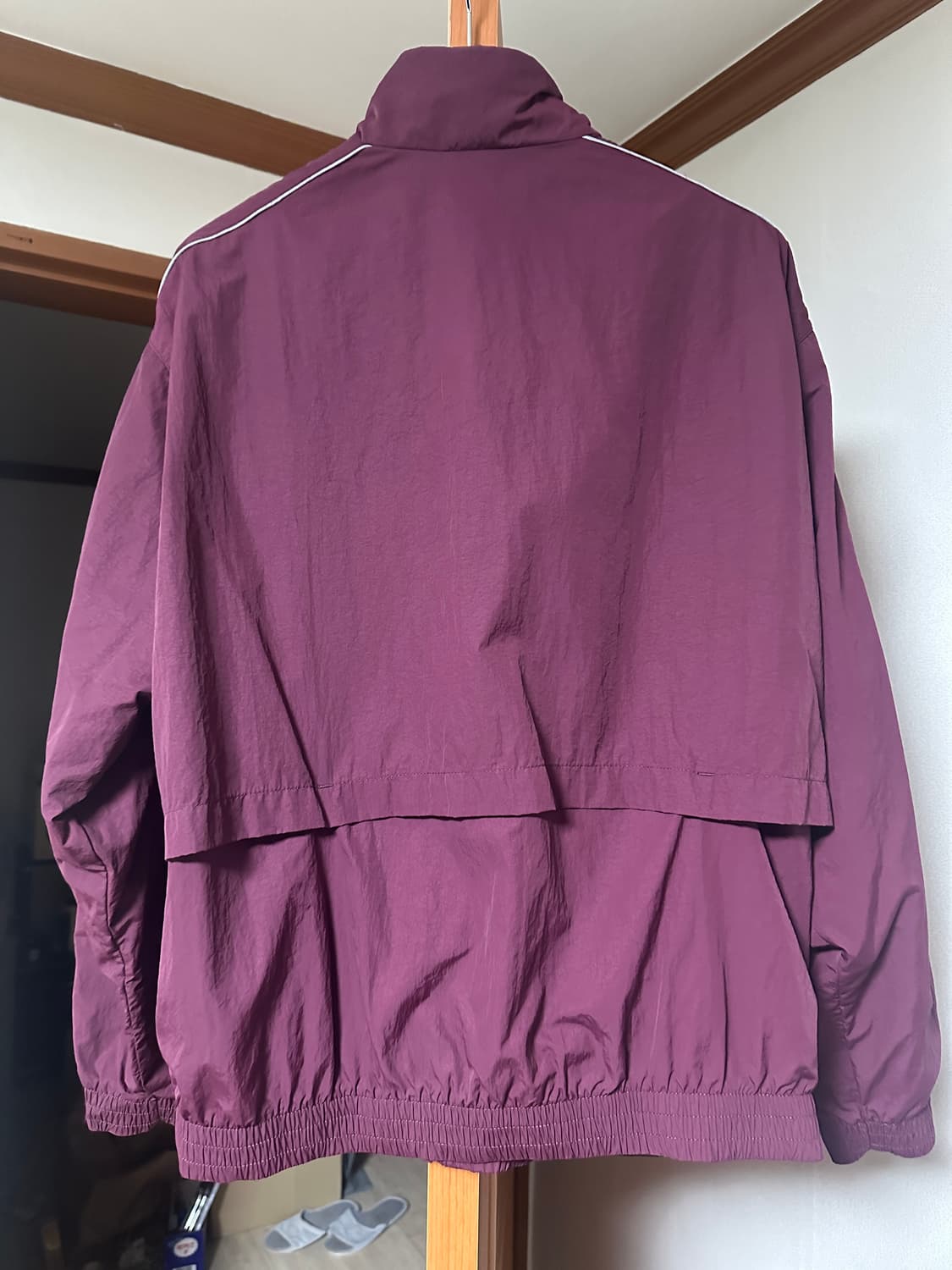 나이키 NSW 스우시 우븐 트랙 자켓 바람막이 나이트 마룬 - 아시아 상품이미지2