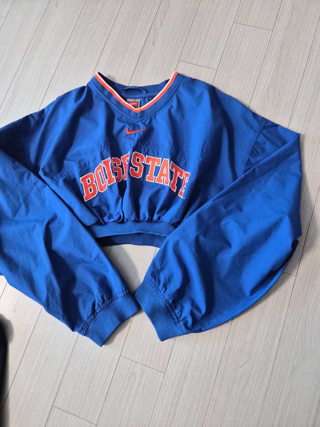 나이키 웜업 보이시스테이트 웜업 바람막이 아노락 L 크롭 상품이미지1