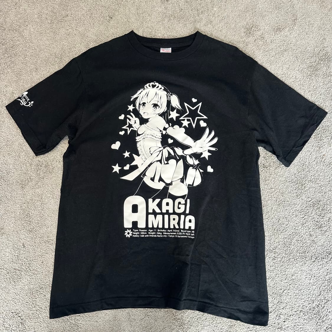 프린트스타 아카기미리아 캐릭터 프린팅 티셔츠XL 상품이미지1