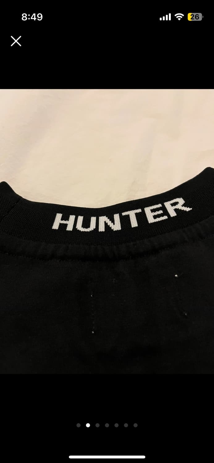 HUNTER 헌터 블랙 티셔츠 M 상품이미지3