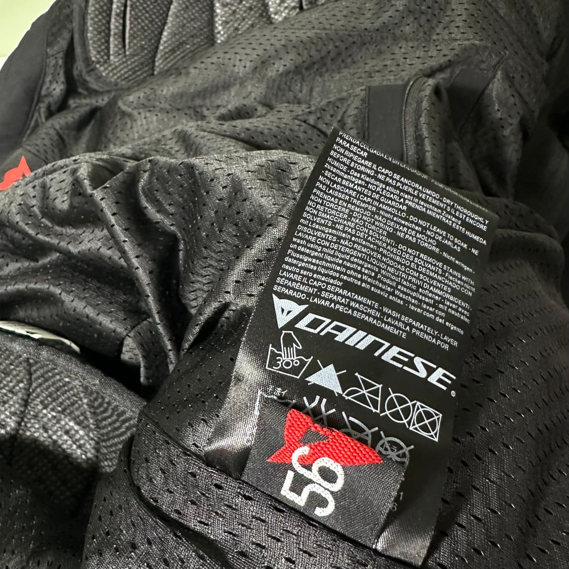 56 DAINESE 다이네즈 M 블랙 전문가용 패드보호대 바이크자켓 상품이미지8