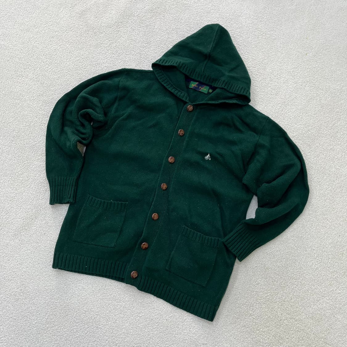 95 빈폴 울 후드 니트 가디건 0402M 상품이미지1