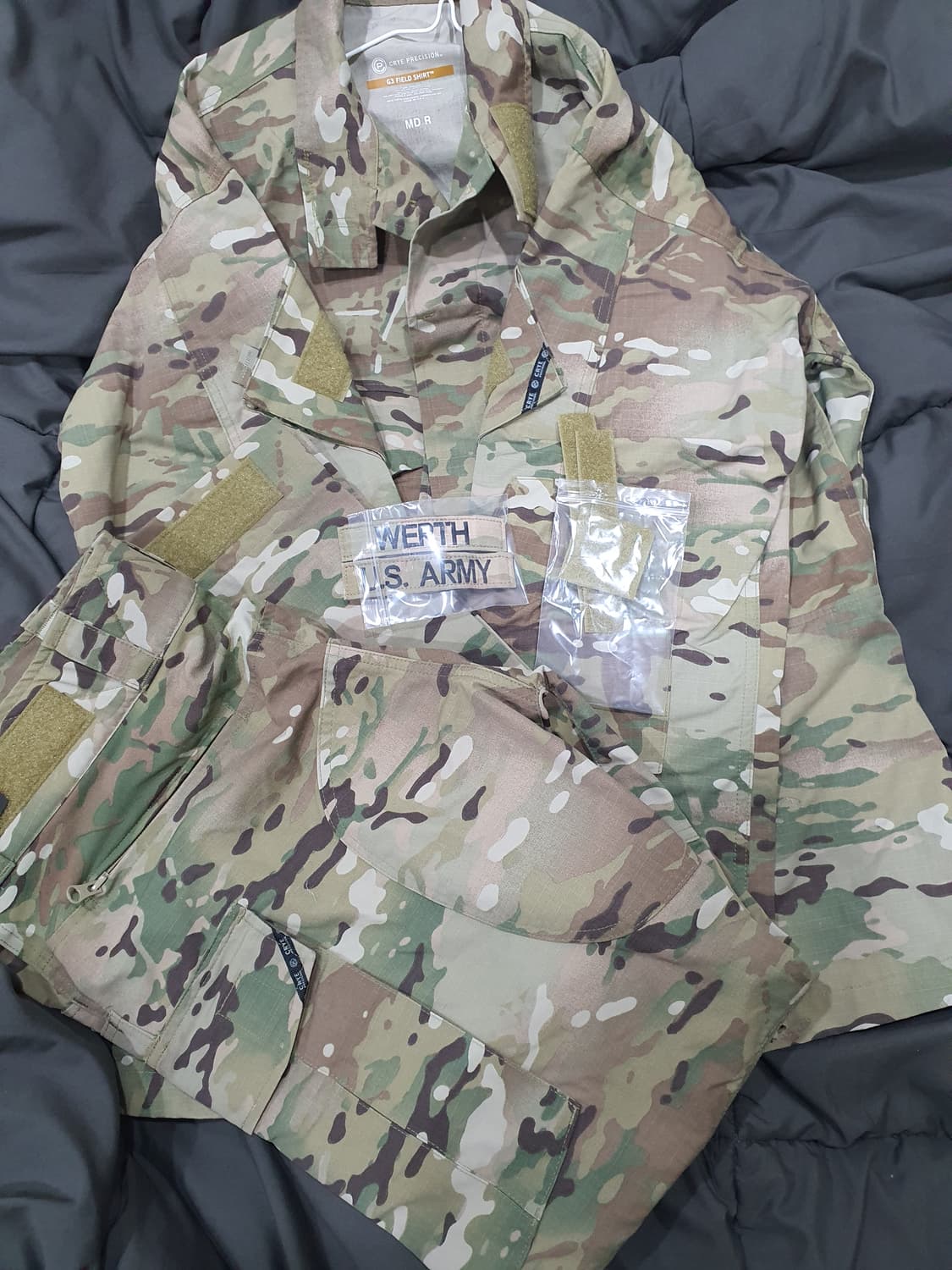 크라이프리시전  멀티캠 전투복  상품이미지6