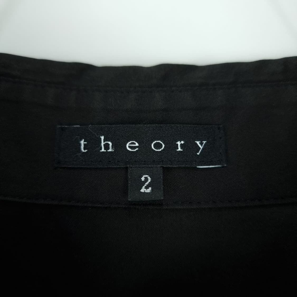 [띠어리] 벌룬 슬리브 버튼업 셔츠 블라우스 블랙 M19895 상품이미지6