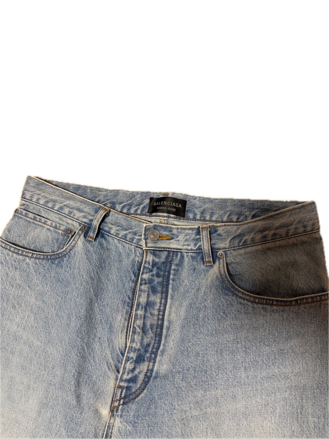 발렌시아가 풀업 배기 데님 상품이미지2