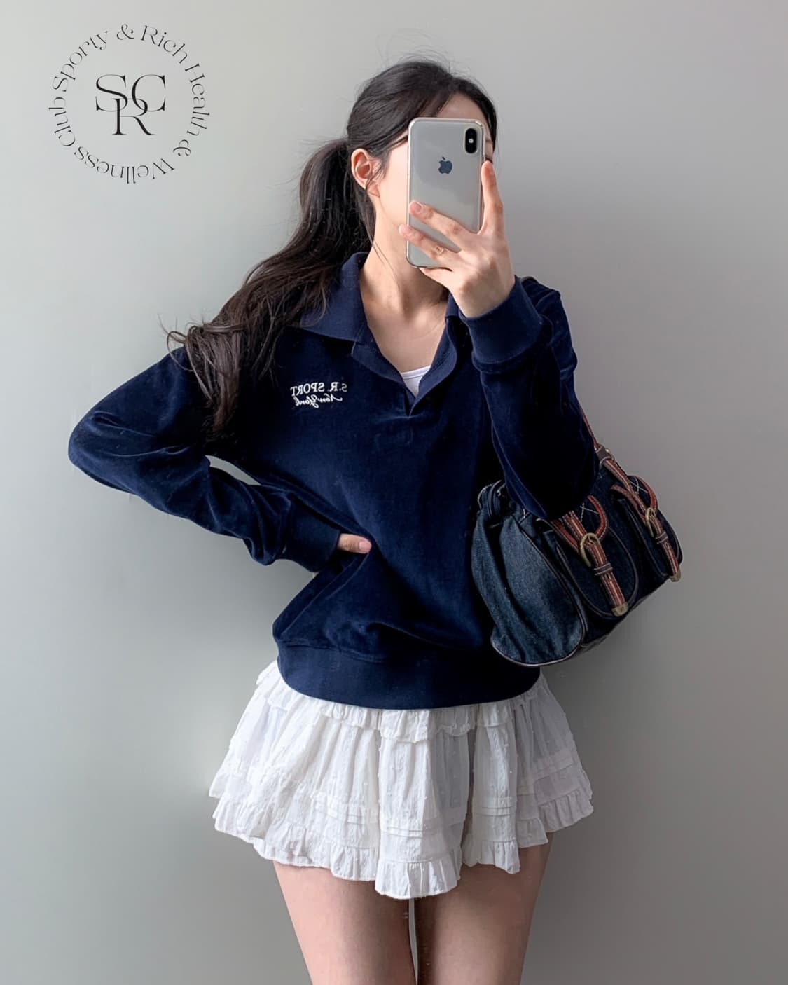 스포티앤리치 벨벳 롱슬리브 상품이미지3