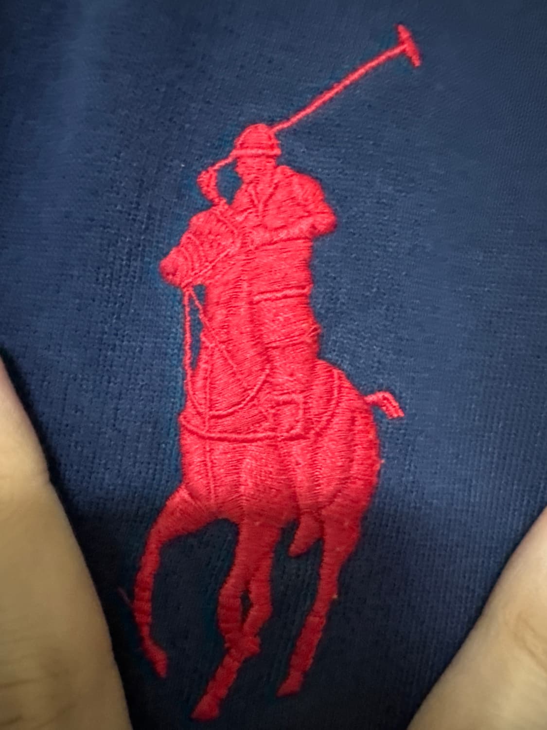 폴로 빅포니 네이비 후드집업 상품이미지3