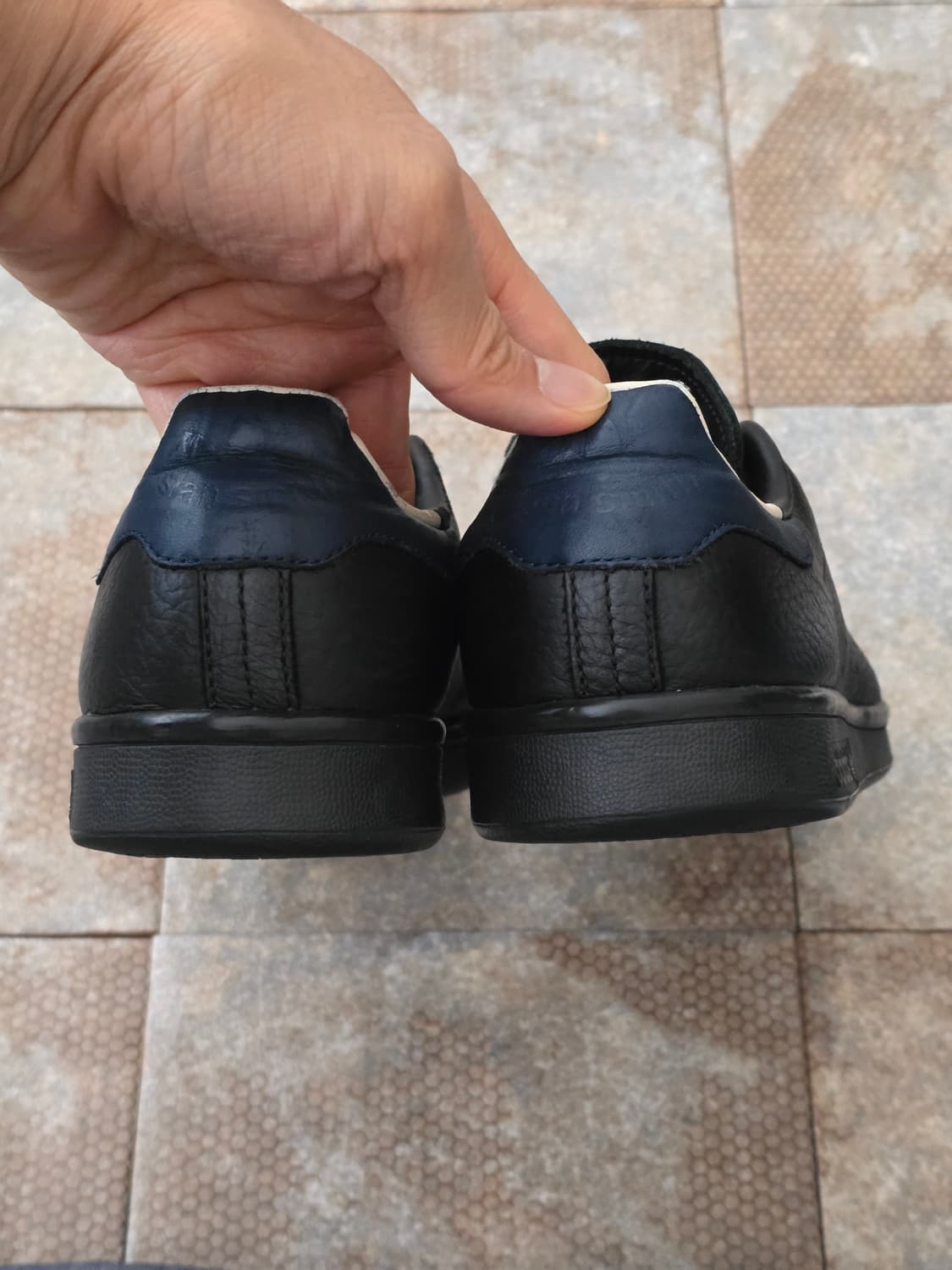 (255)아디다스 스탠스미스 블랙 네이비  상품이미지9